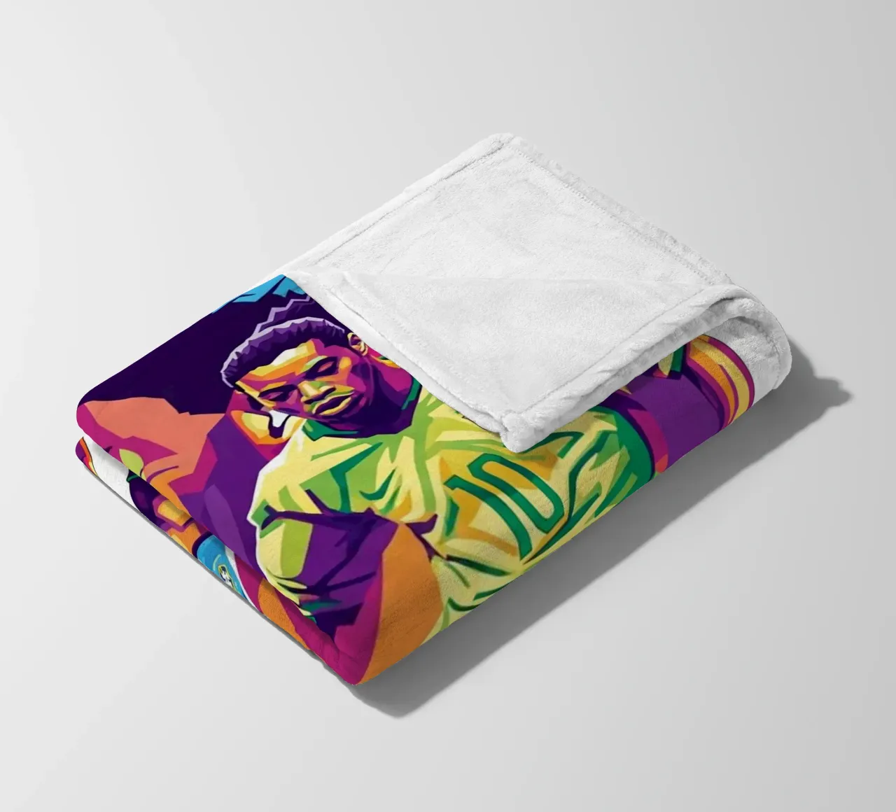 Ronaldinho con l'iconico sorriso coperta in pile da Hantamrata