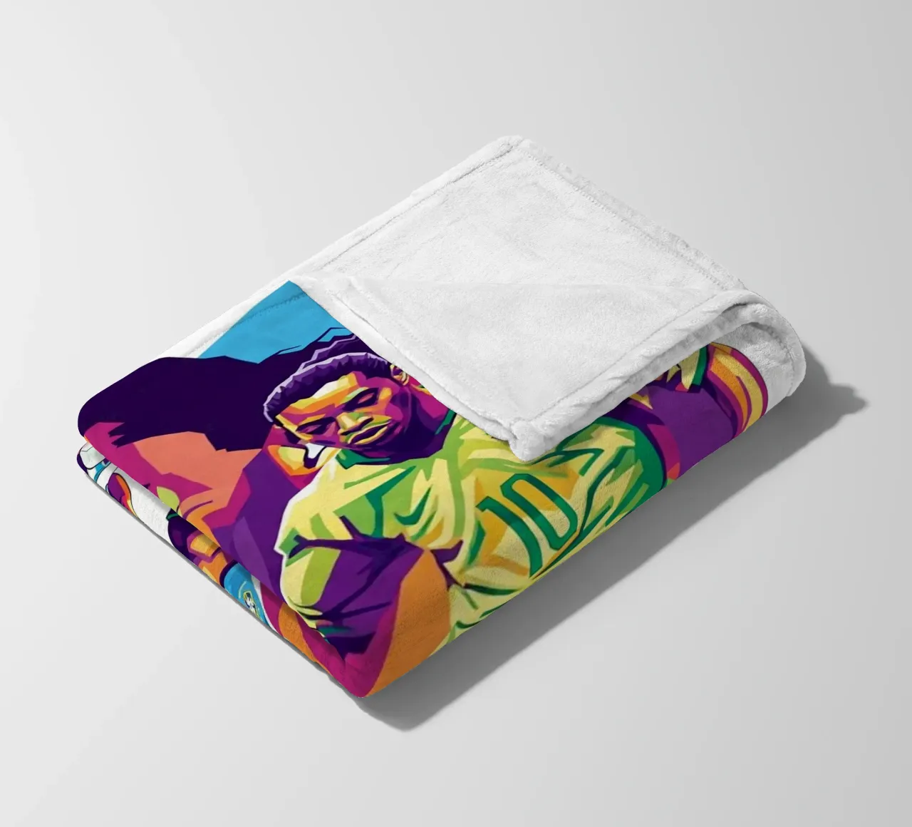Ronaldinho con l'iconico sorriso coperta in pile da Hantamrata