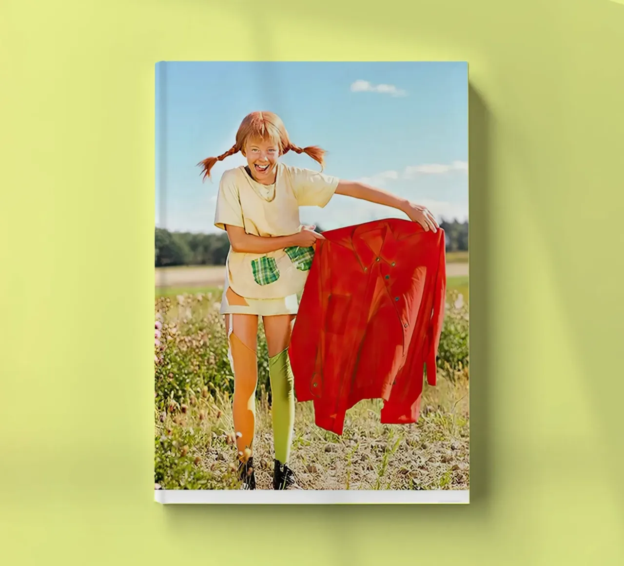 Pippi Longstocking red jacket notebook by Earl Beeman