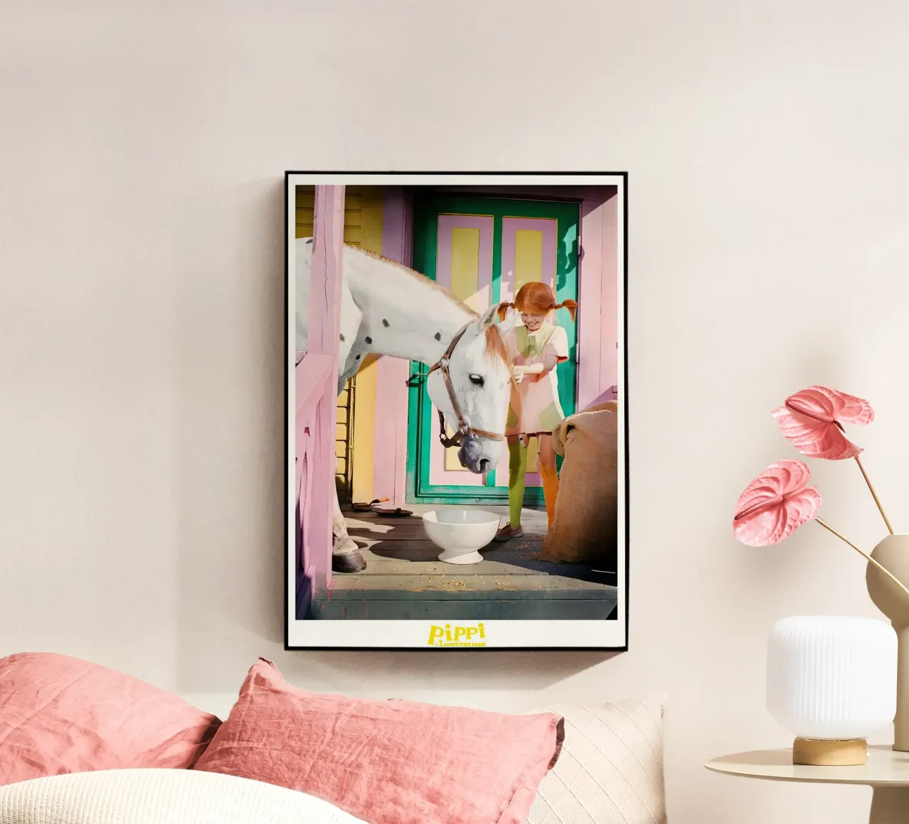 Pippi Langstrumpf cavallo di bellezza plexiglass da Earl Beeman
