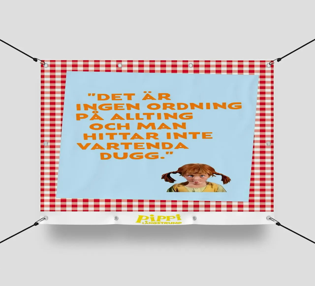 Citazione di Pippi Calzelunghe telo in pvc da Earl Beeman