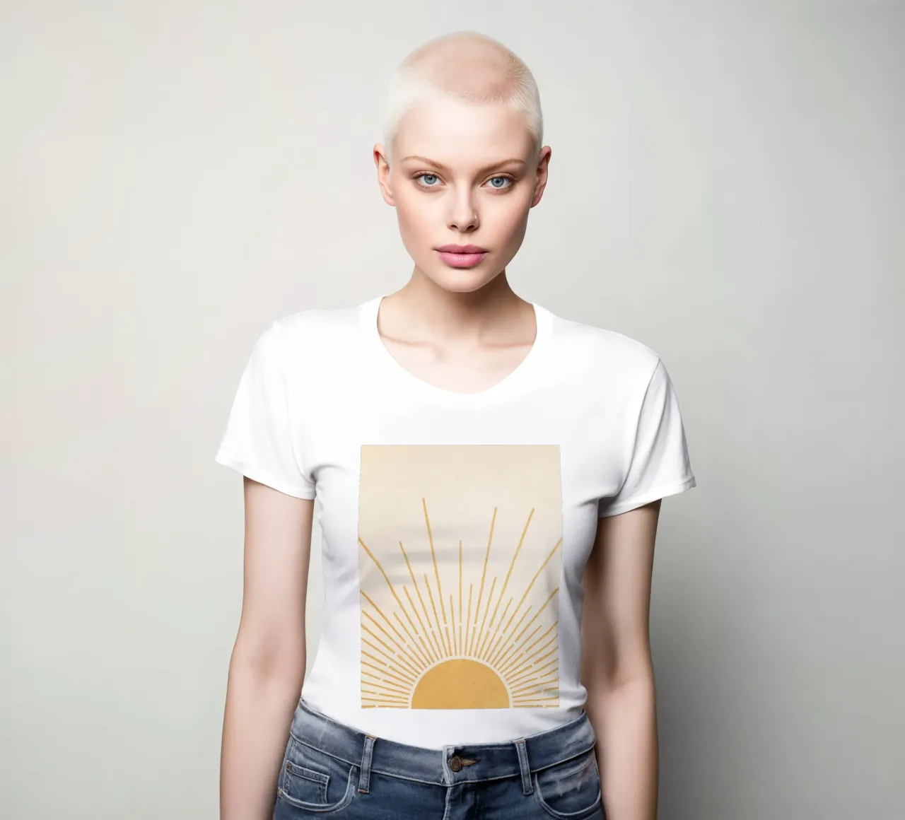 Boho Yellow Sun no. 5 t-shirt da donna da apoloprints