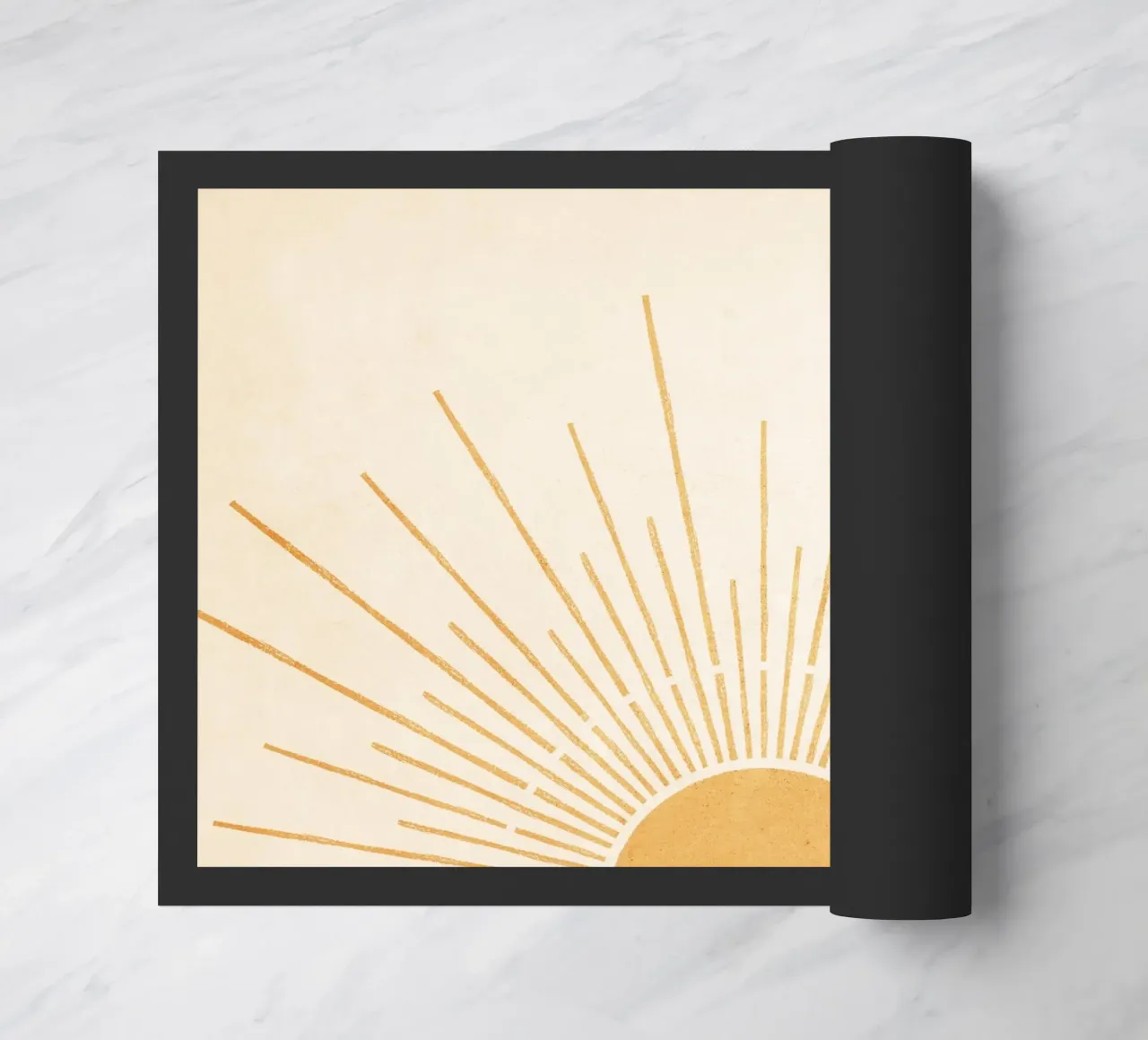 Boho Yellow Sun no. 5 zerbino da apoloprints
