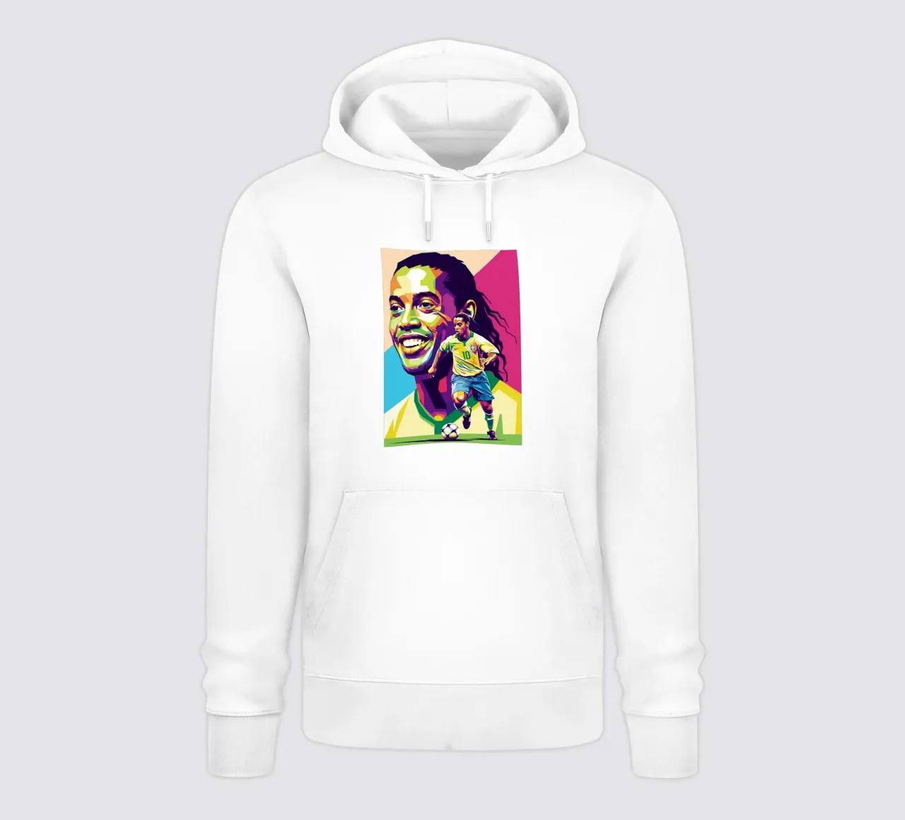 Sorriso di Ronaldinho felpa con cappuccio da Hantamrata