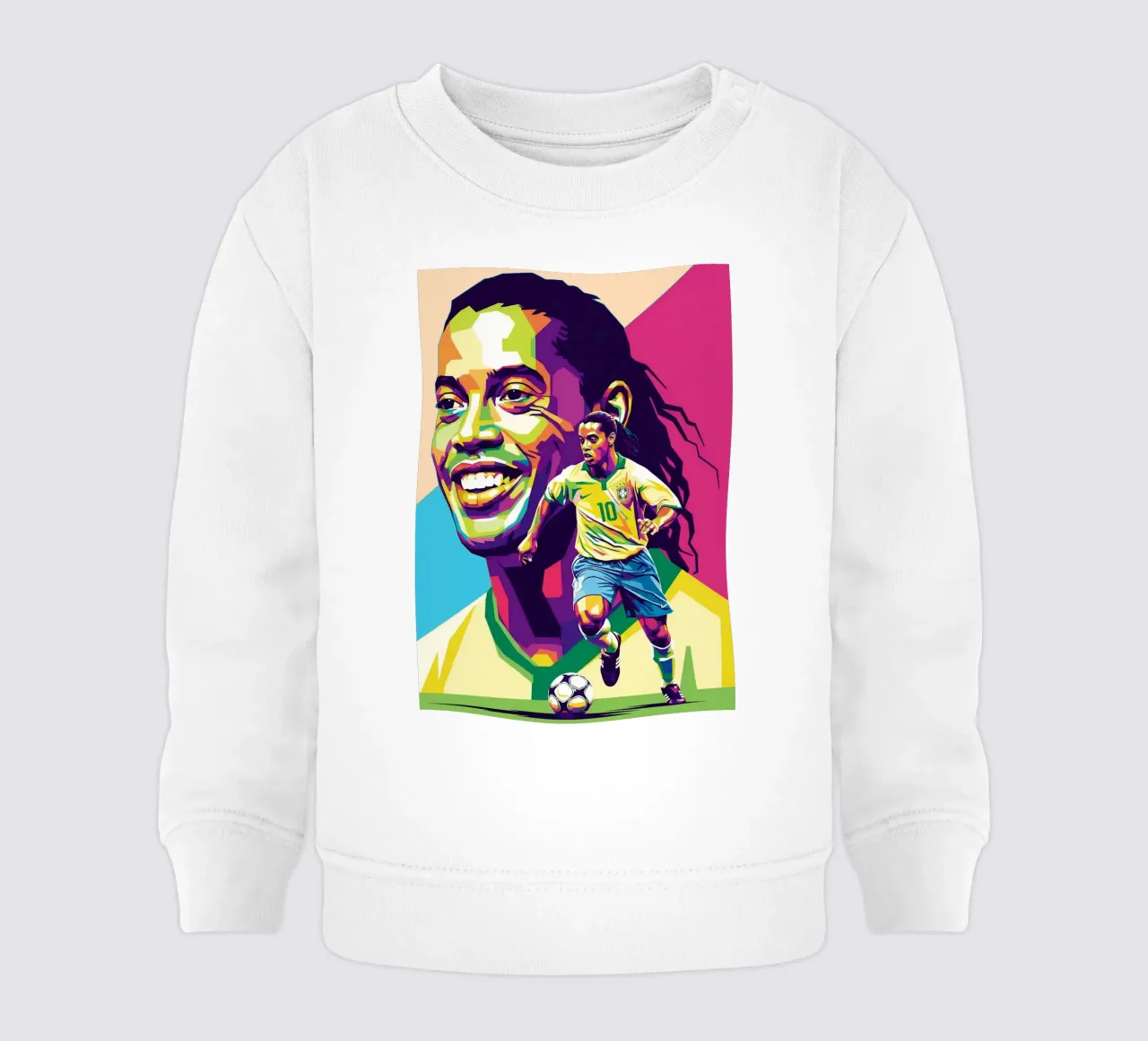 Sorriso di Ronaldinho felpa neonato da Hantamrata