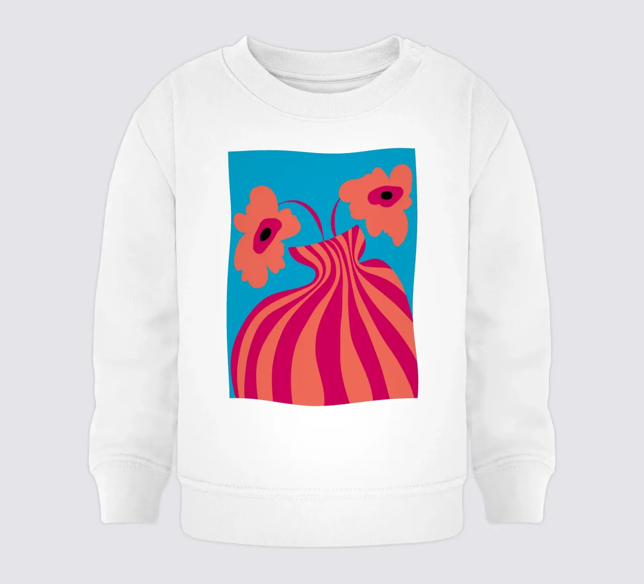 Vaso minimalista 5 felpa neonato da Miho Art Studio