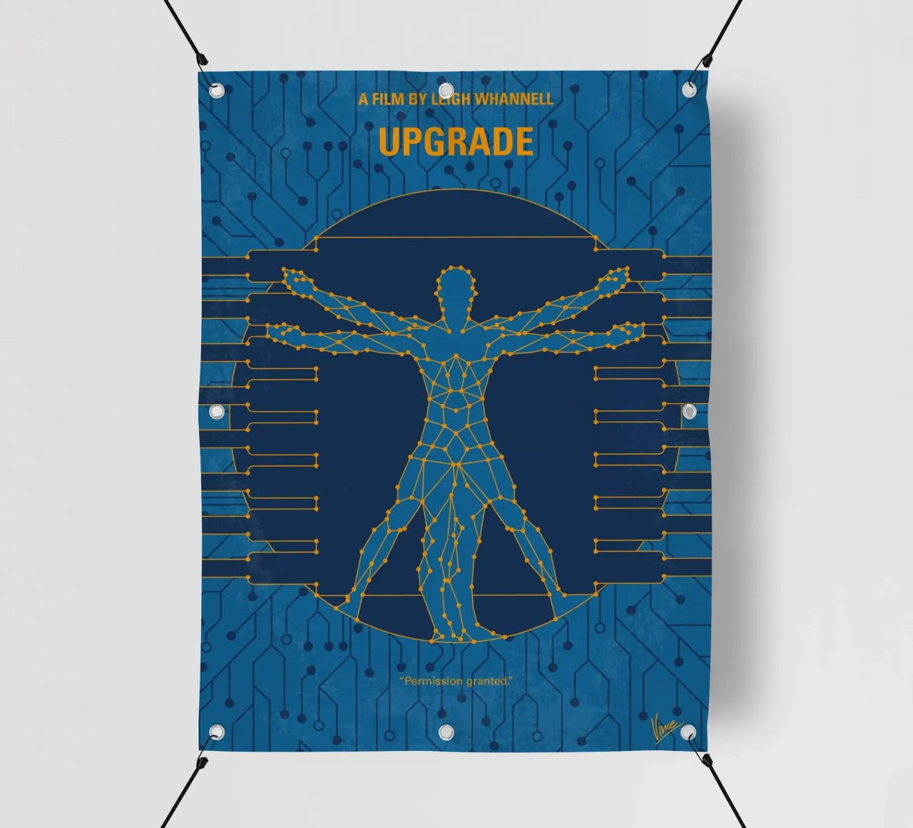 No1499 My Upgrade minimal movie poster telo in pvc da Chungkong