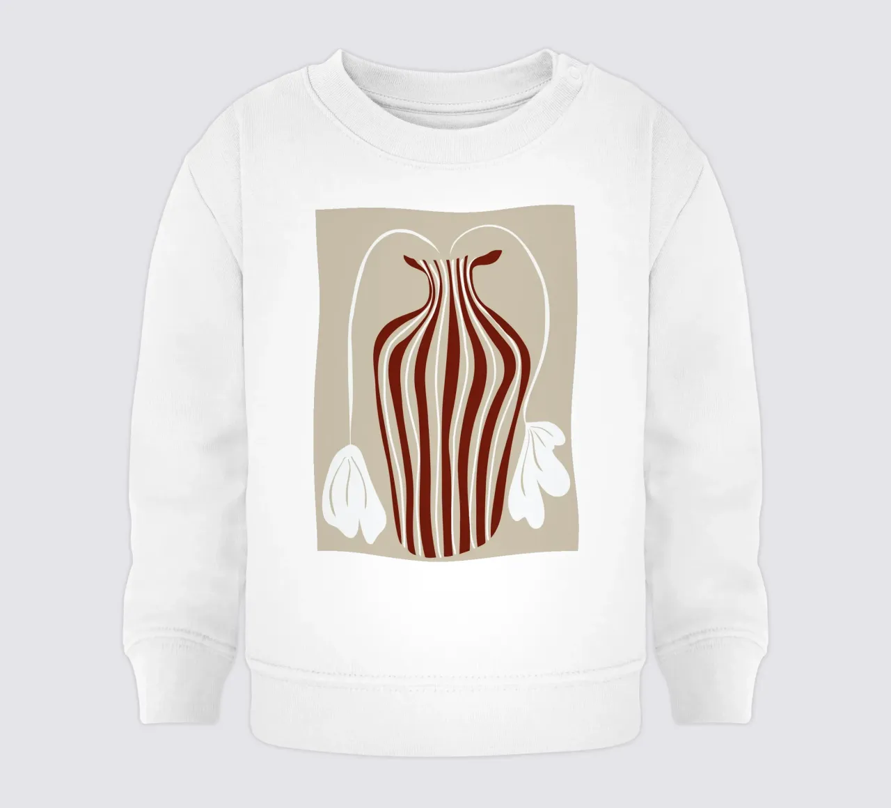 Vaso minimalista 6 felpa neonato da Miho Art Studio