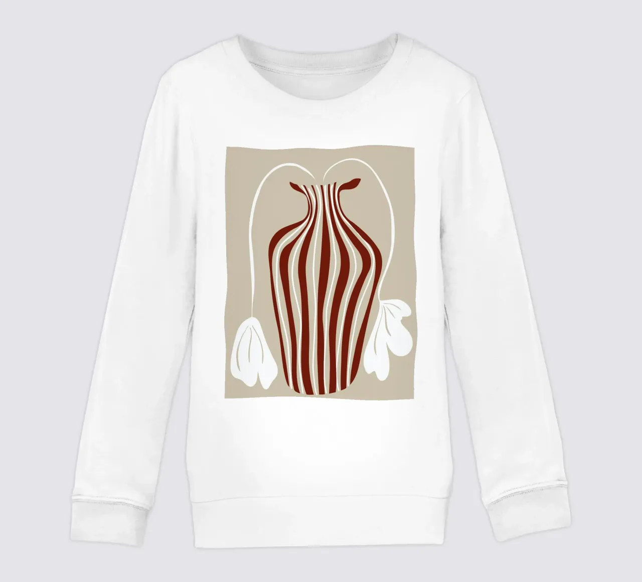 Vaso minimalista 6 felpa bambino da Miho Art Studio