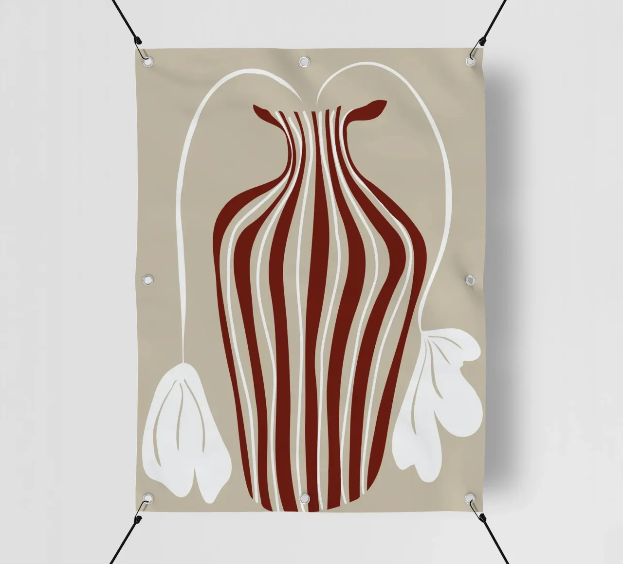 Vaso minimalista 6 telo in pvc da Miho Art Studio