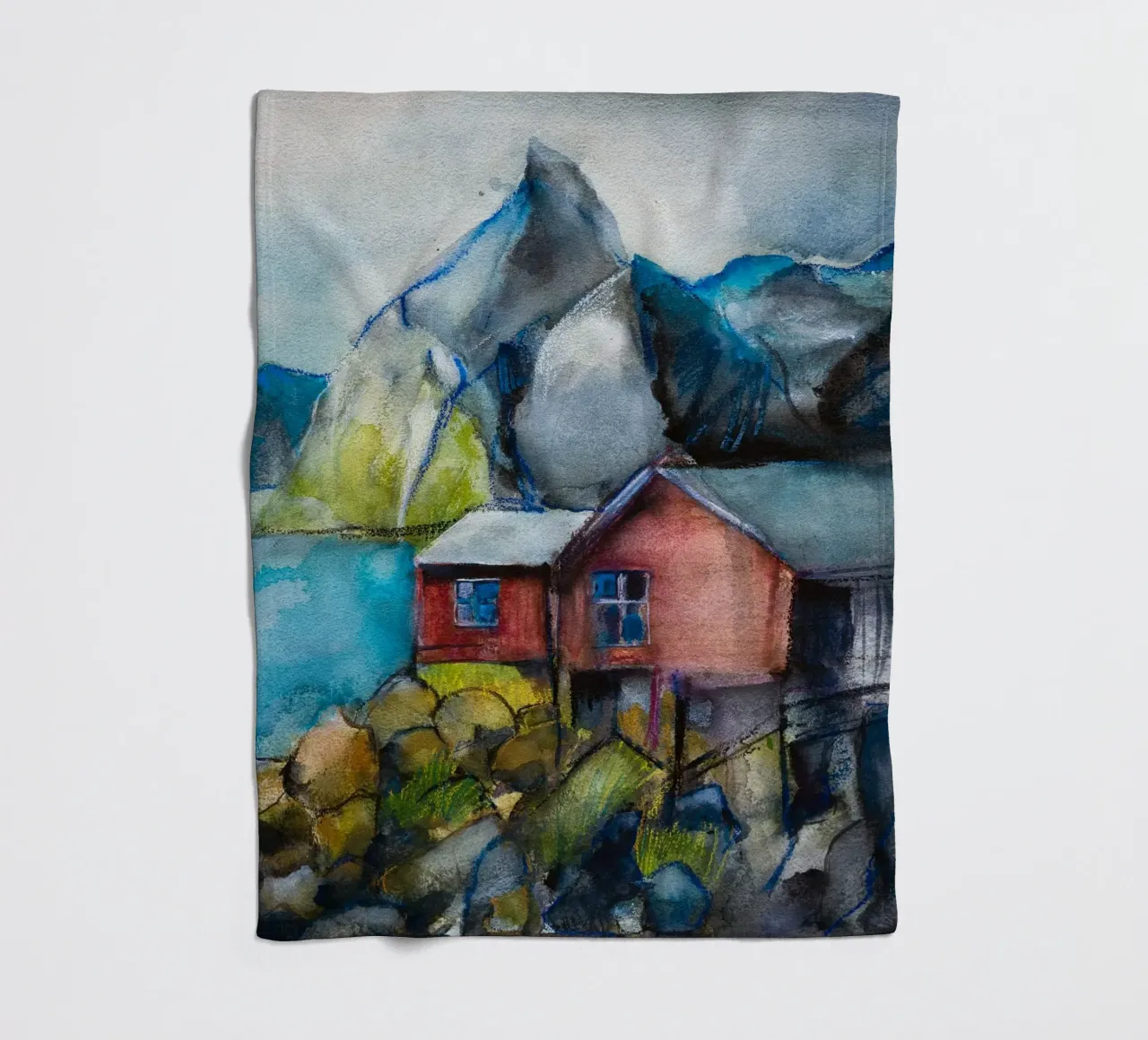 Cabins by the fjord coperta in pile da Stoian Hitrov