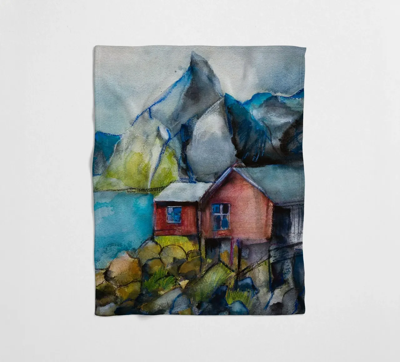 Cabins by the fjord coperta in pile da Stoian Hitrov