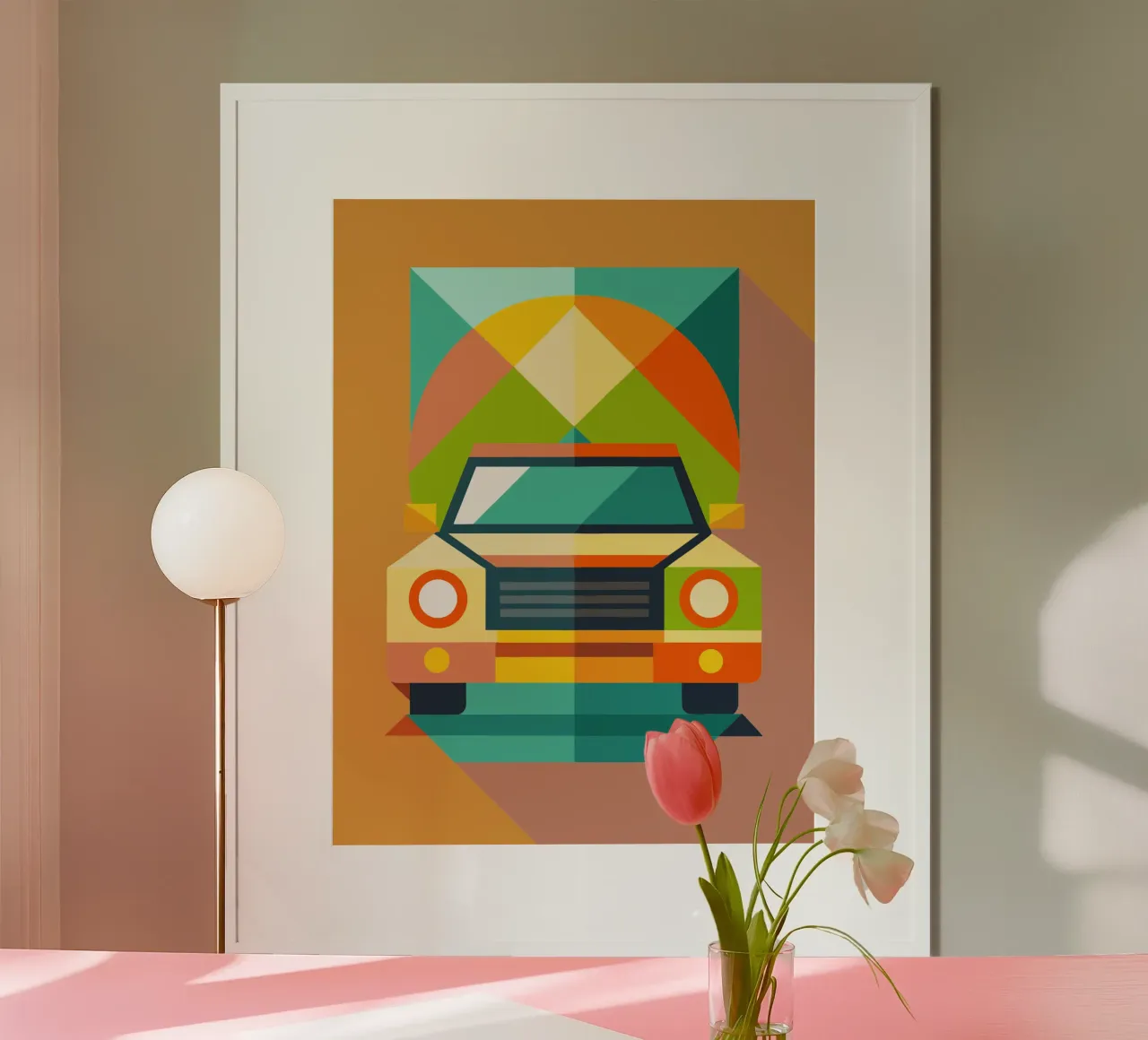 coche ilustración vectorial hahnemühle de Shillas