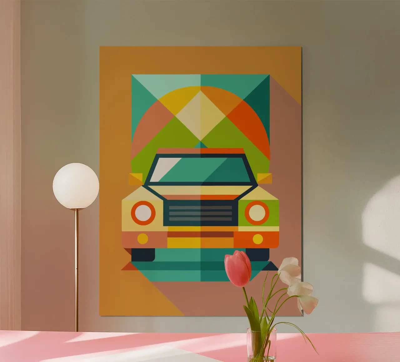 auto illustrazione vettoriale poster da Shillas