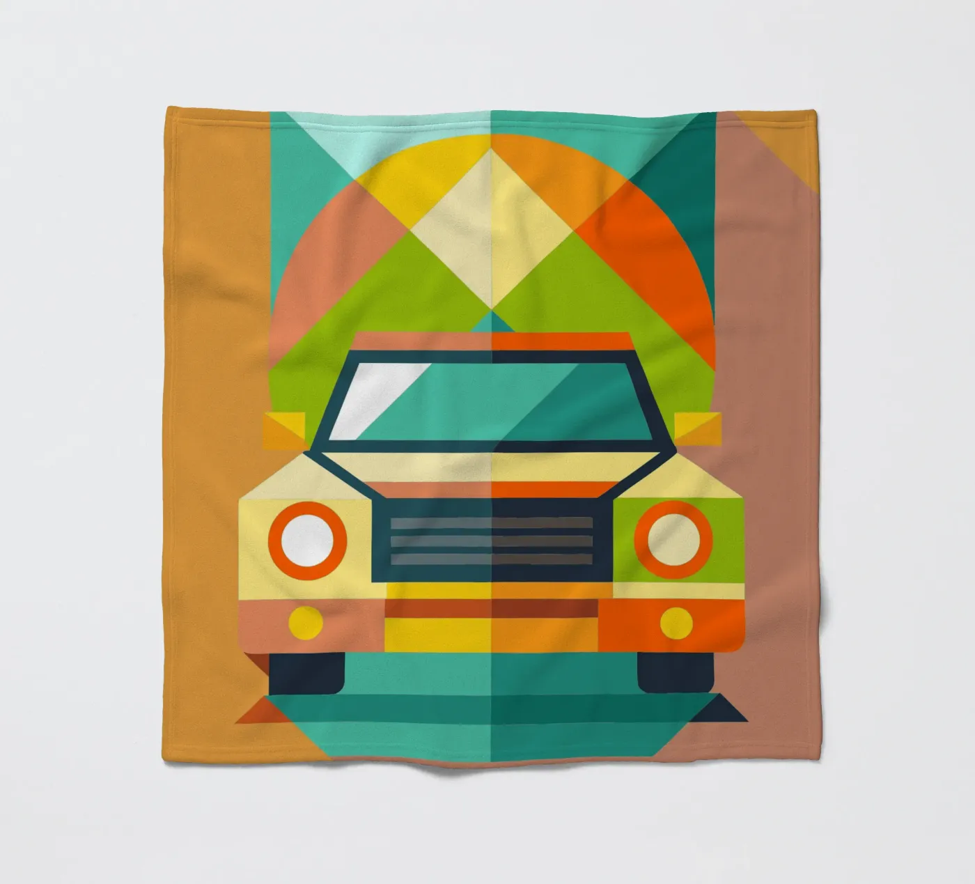 vectorillustratie auto fleecedeken van Shillas