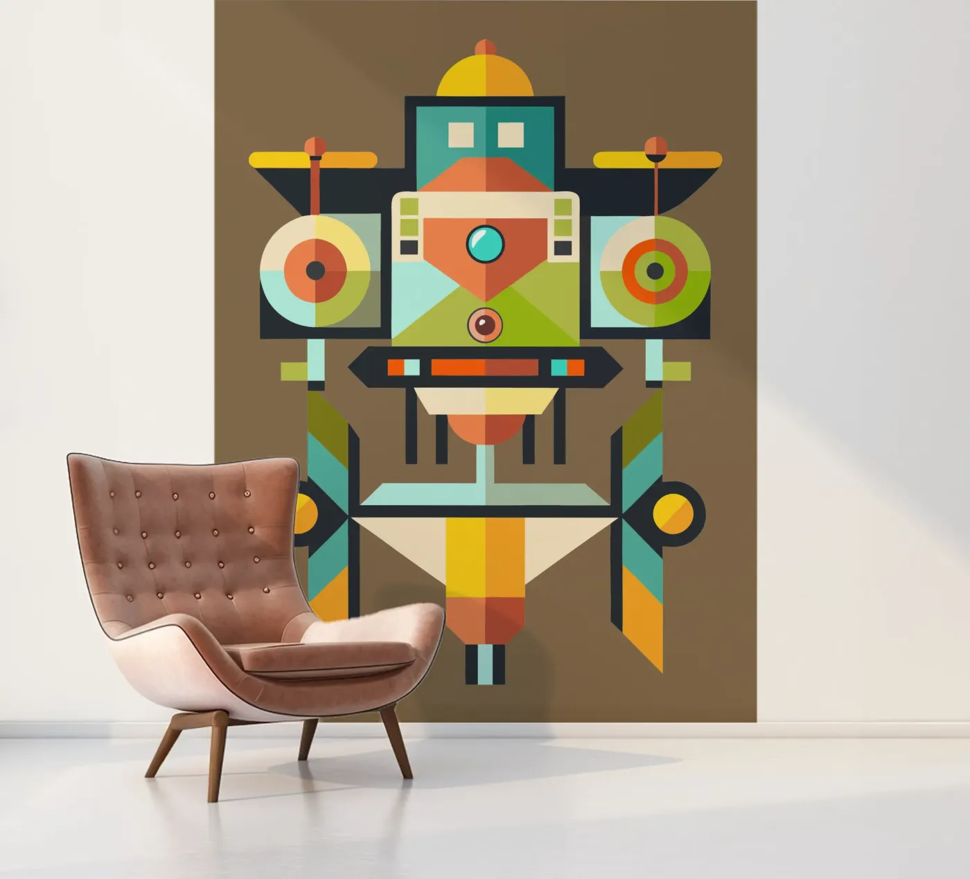 drone vector illustration fotobehang van Shillas