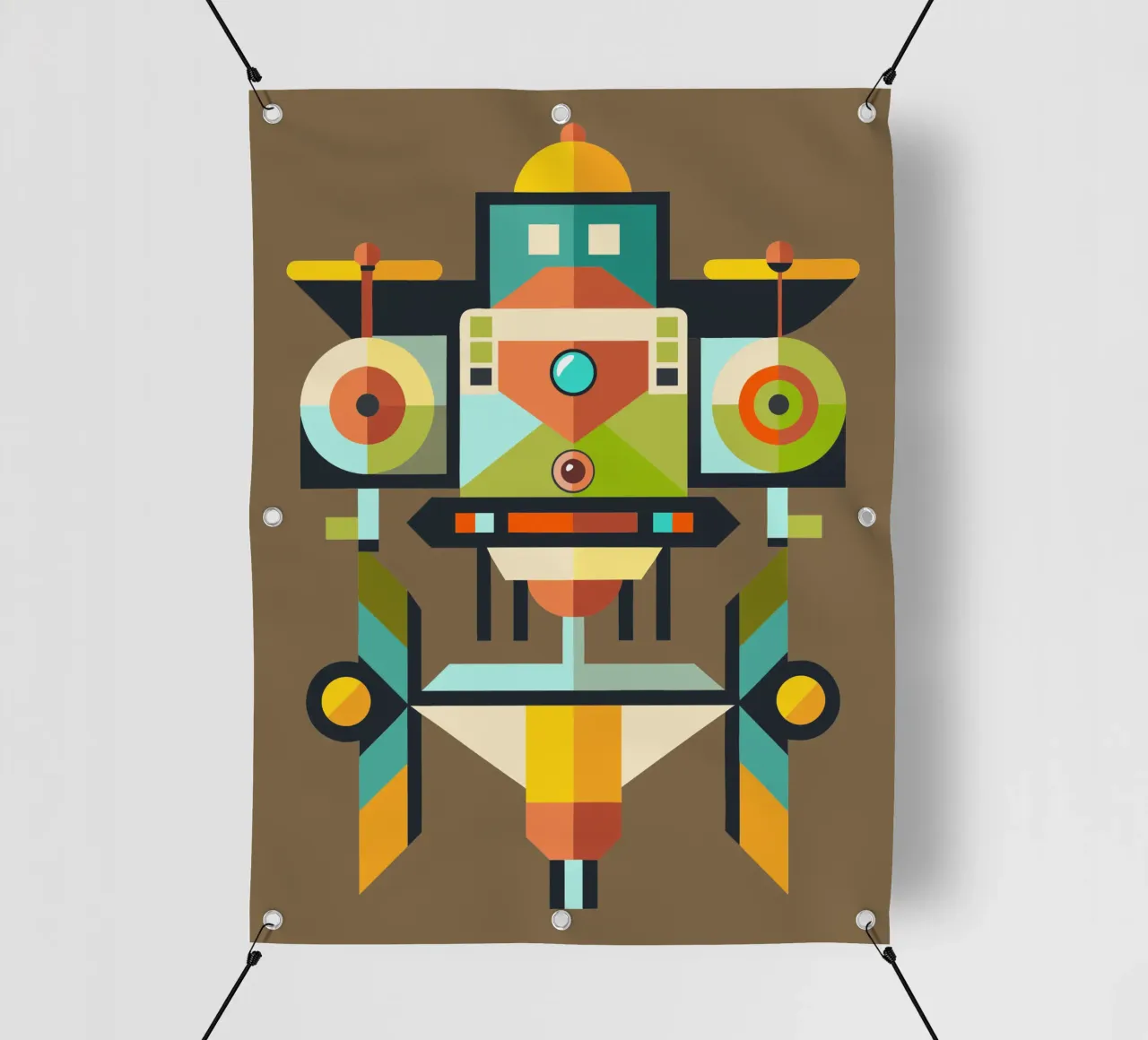 illustrazione vettoriale del drone telo in pvc da Shillas