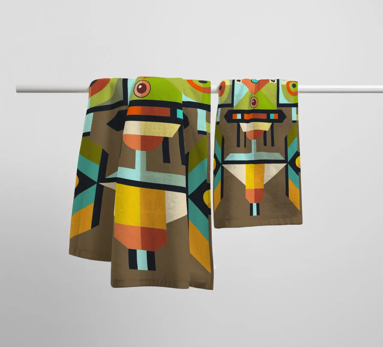 drone ilustración vectorial toalla de baño de Shillas