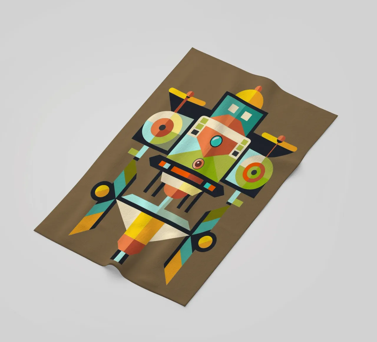 illustrazione vettoriale del drone telo mare da Shillas