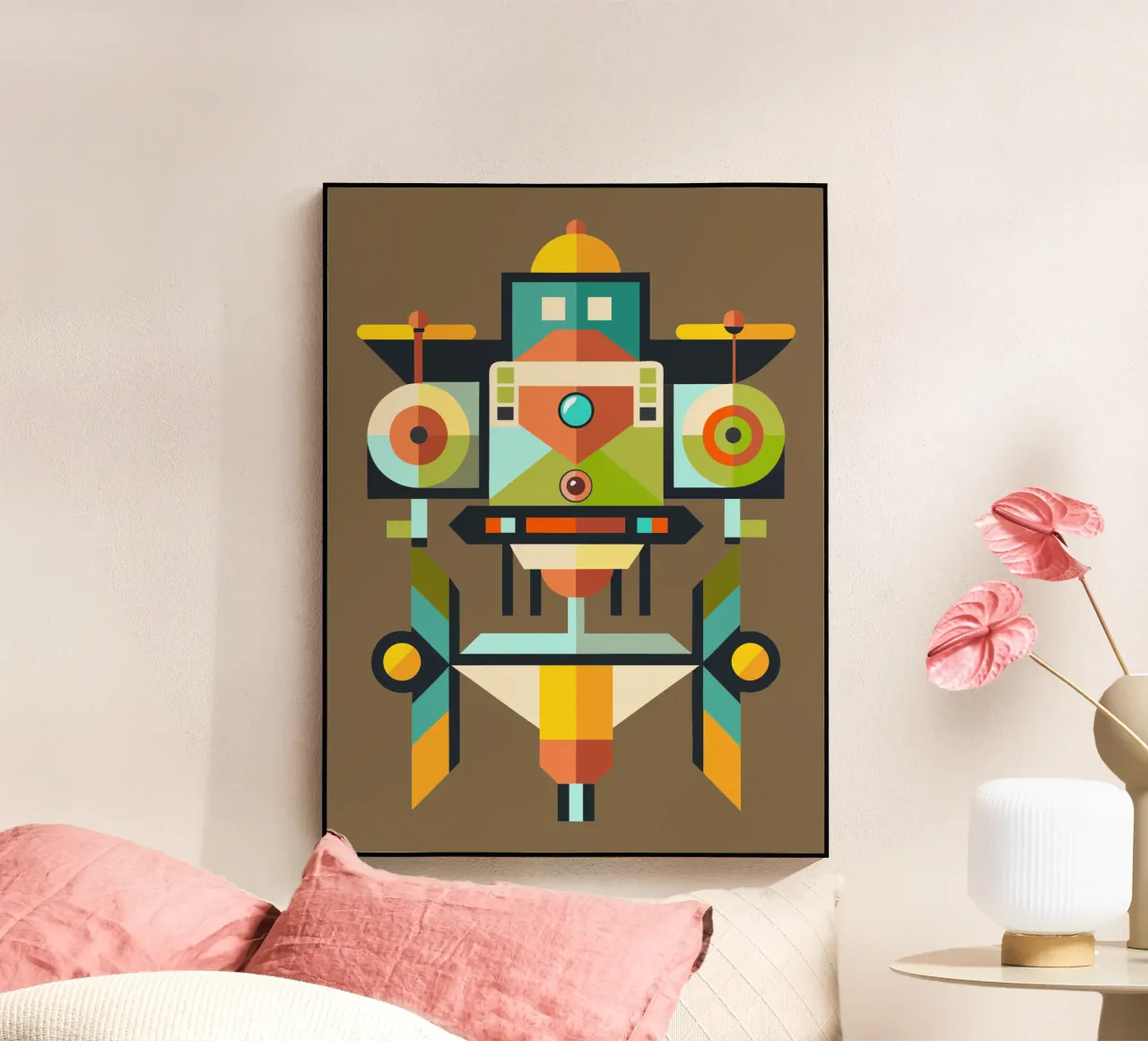drone ilustración vectorial metacrilato de Shillas