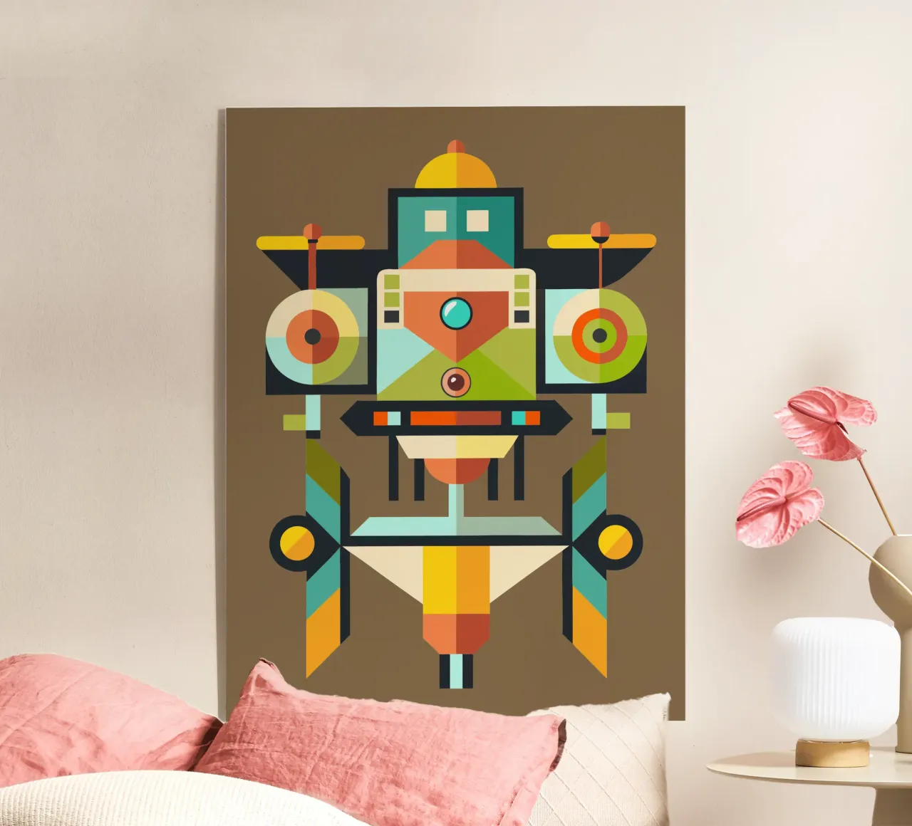 drone ilustración vectorial metacrilato de Shillas