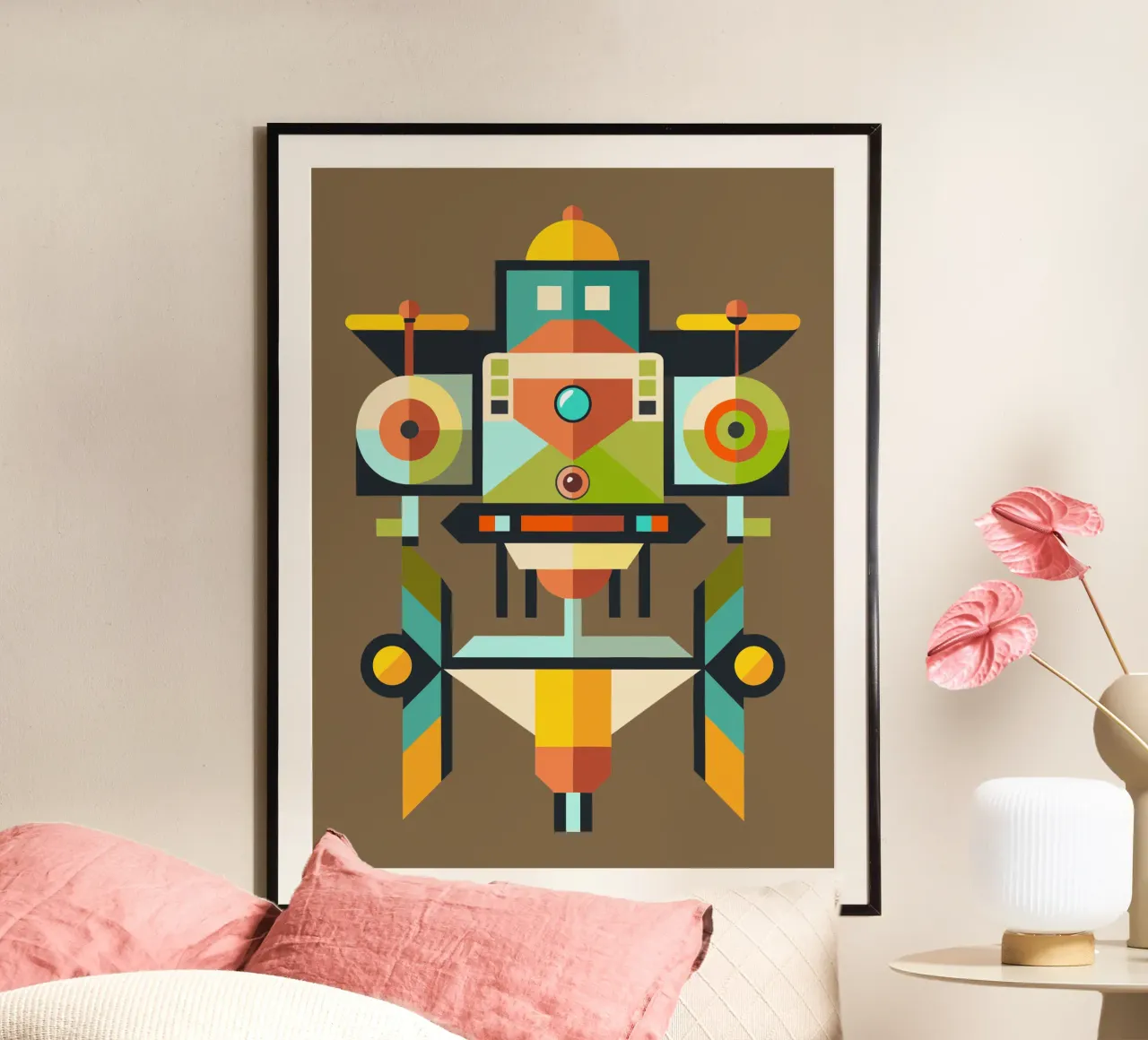 illustrazione vettoriale del drone poster da Shillas