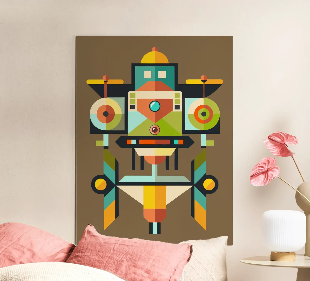 illustrazione vettoriale del drone poster da Shillas