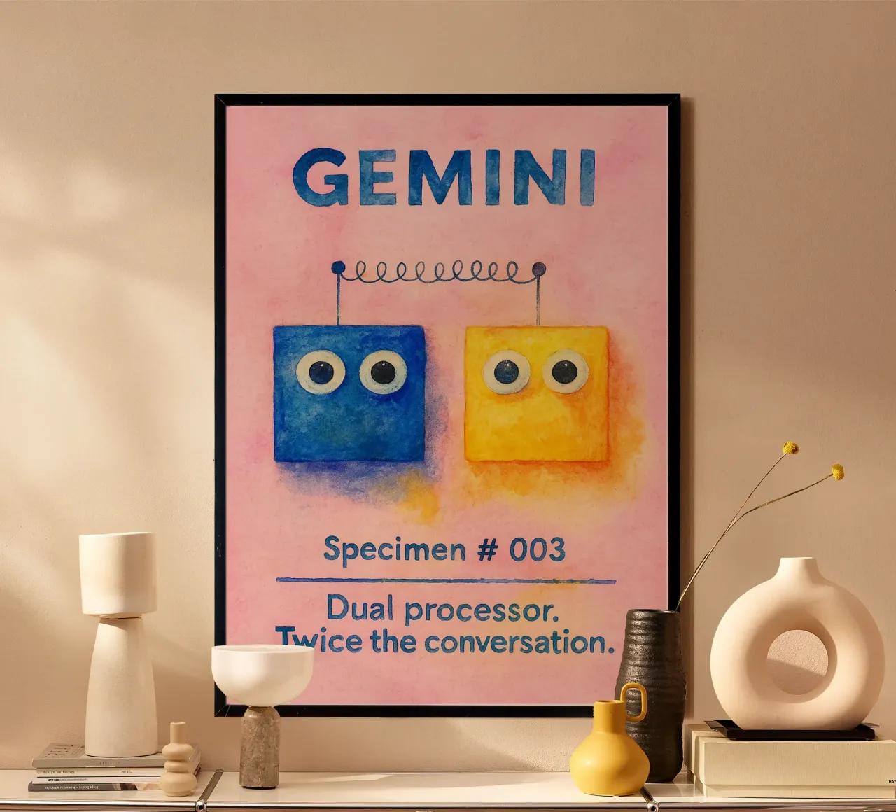 gemini logo vector zodiac painting poster de Shillas