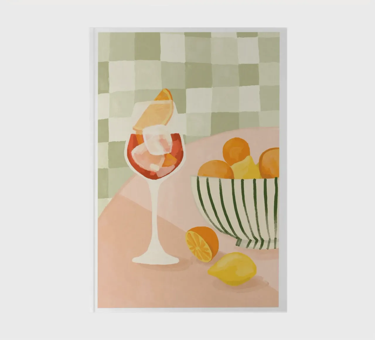 orange slice notebook by Oscar Shaw