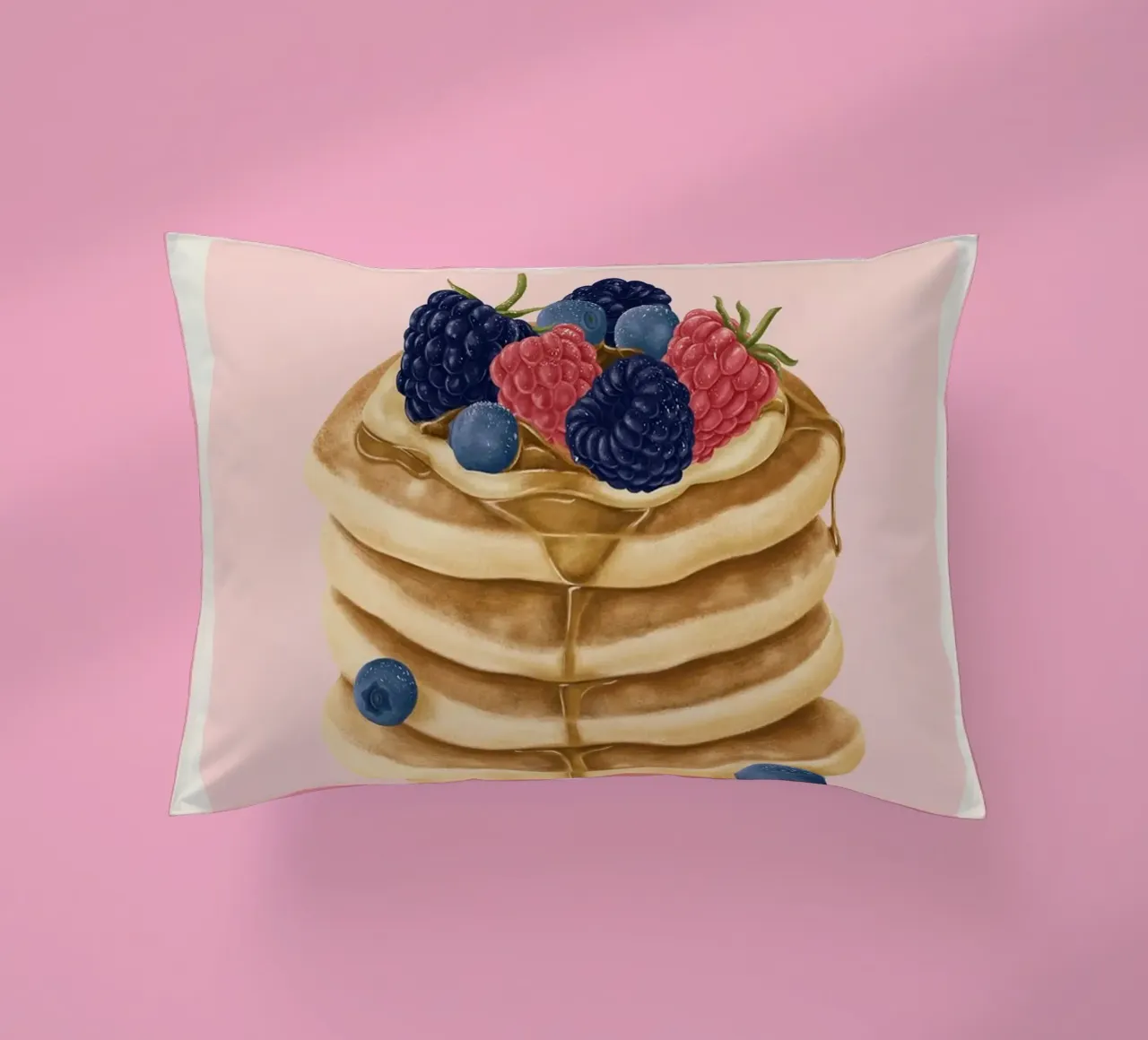 pancake al lampone cuscino da Oscar Shaw