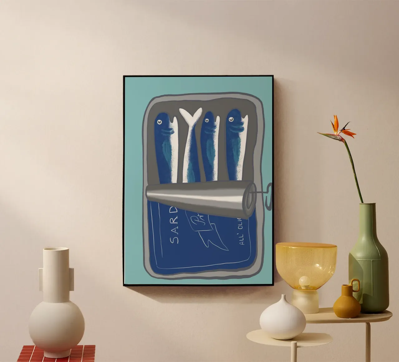 Sardines plexiglass da LaraLiliana Design