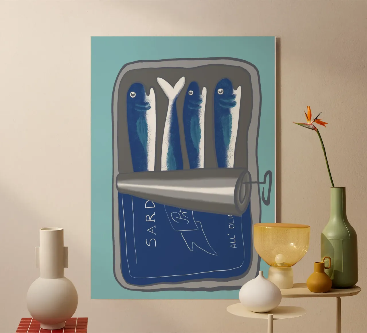 Sardines plexiglass da LaraLiliana Design