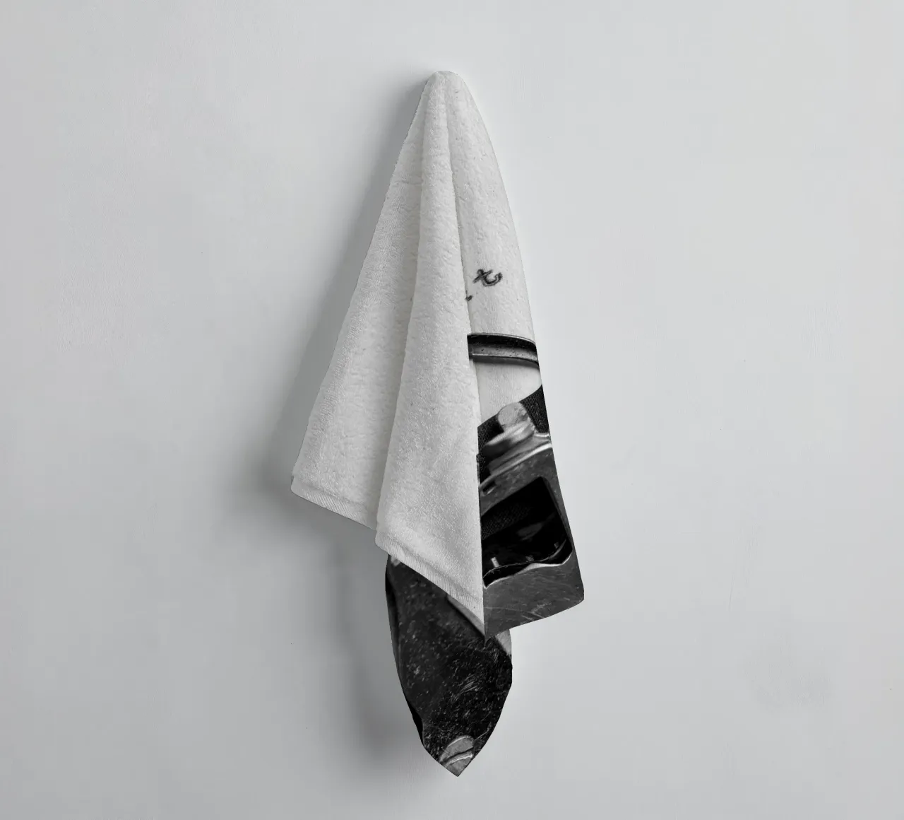 typewriter paper text towel by Mary Bennett