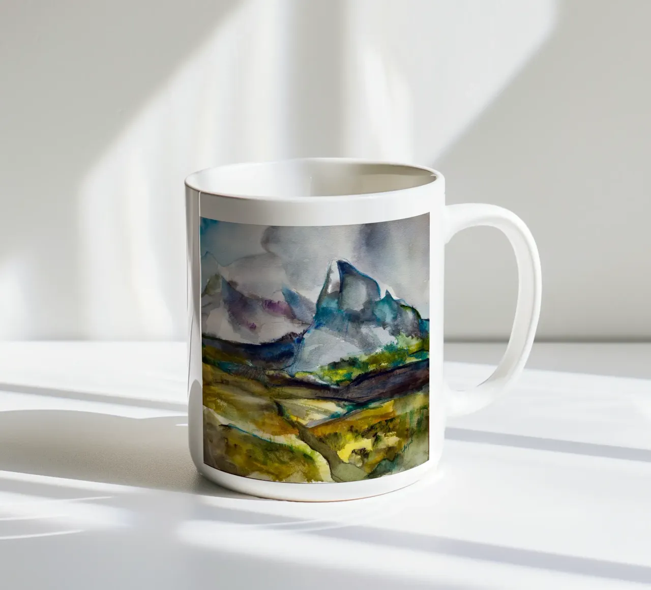 Cliffs of Morning Storm tazza in ceramica da Stoian Hitrov