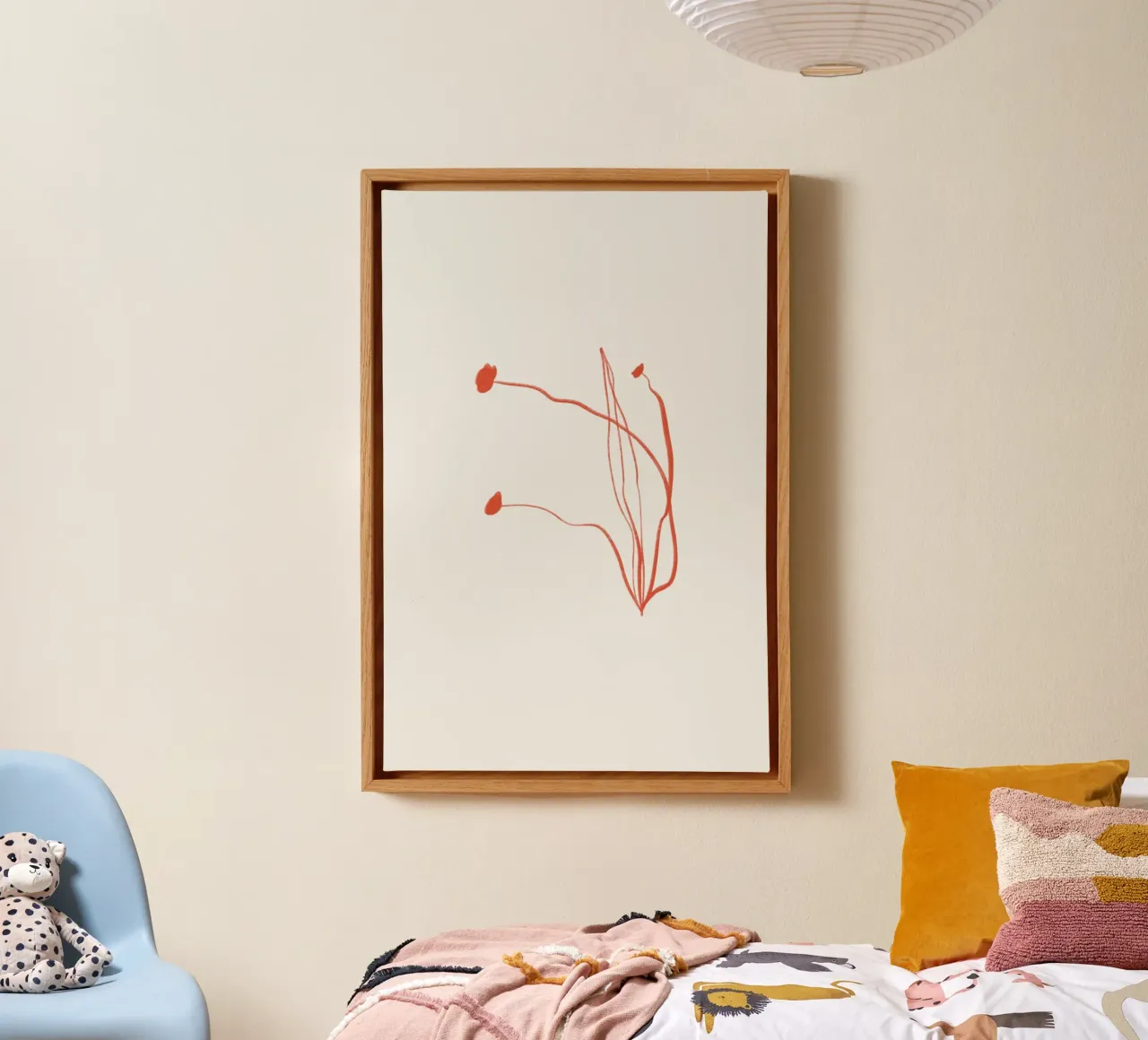 Sea Study No 51 canvas met Baklijst van treechild