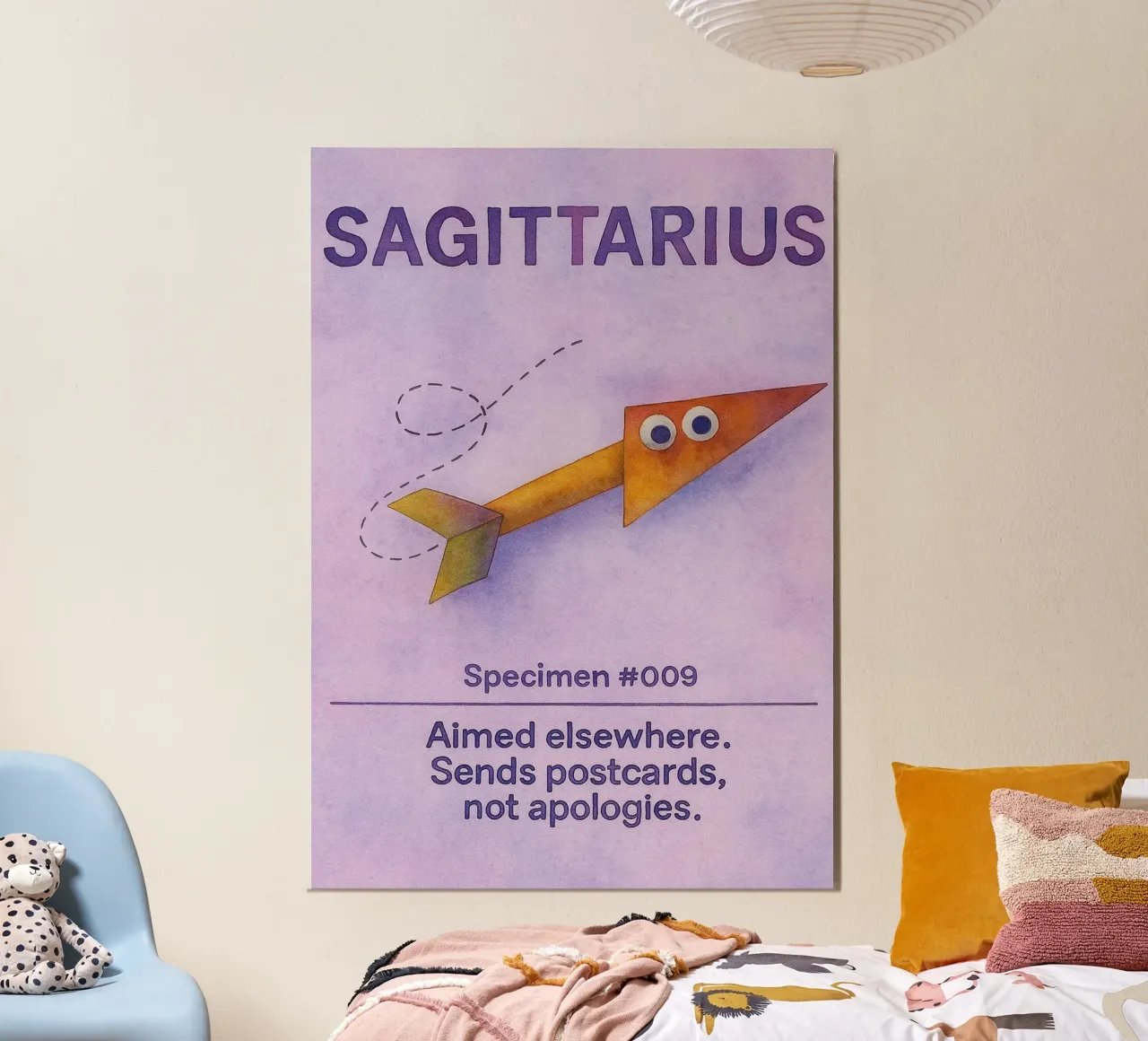 Boogschutter logo vector dierenriem schilderij poster van Shillas