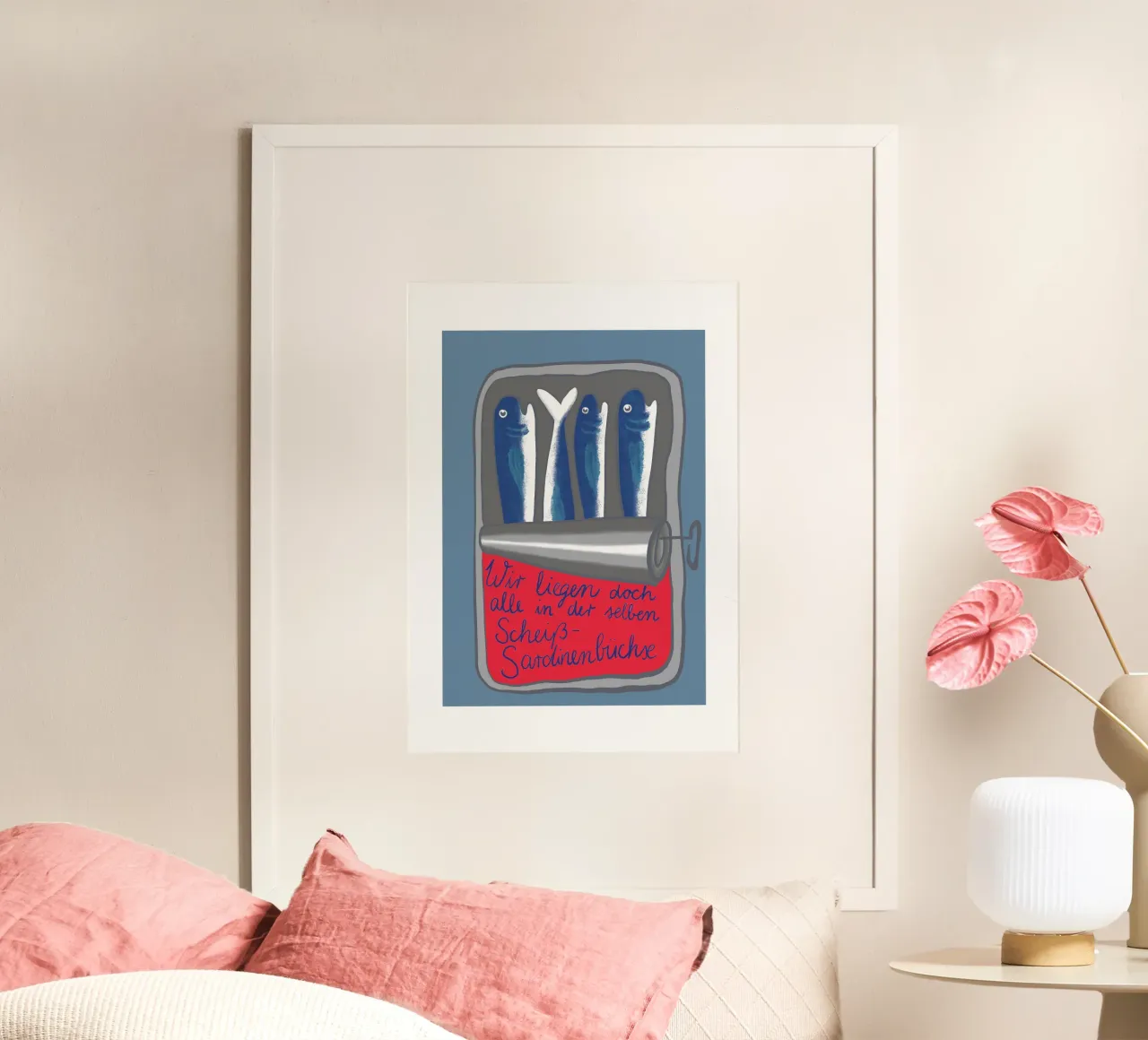 Una cazzo di scatola di sardine poster da LaraLiliana Design