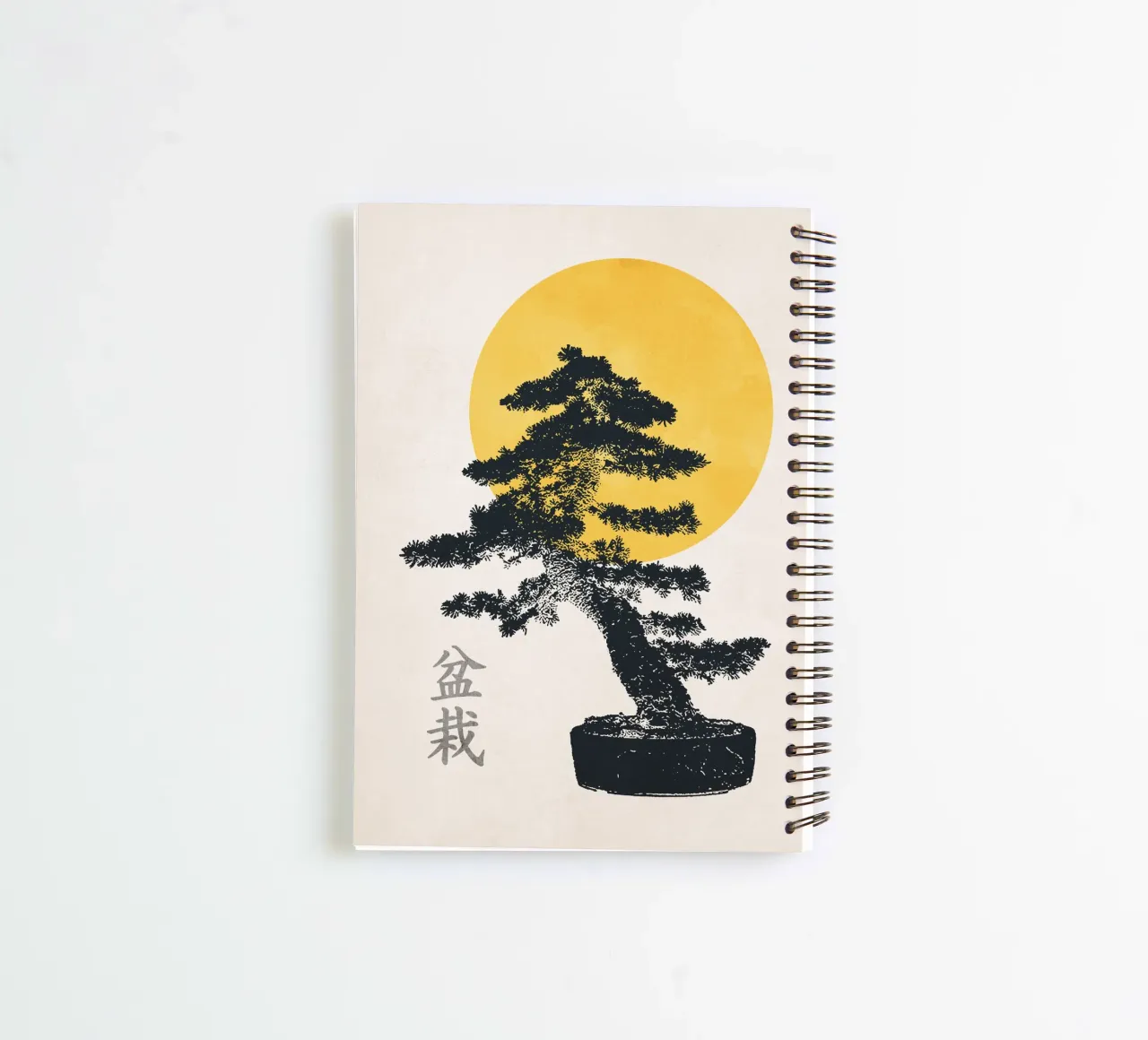 Bonsai Tree no. 1 spiral notebook by apoloprints