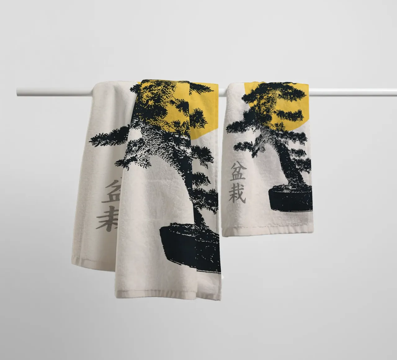 Bonsai Tree no. 1 asciugamano da bagno da apoloprints