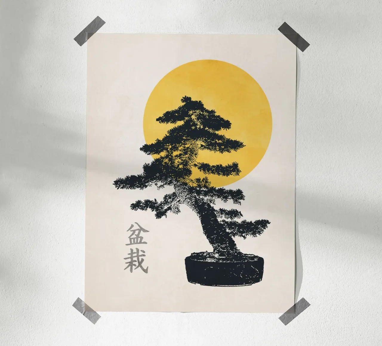 Bonsai Tree no. 1 carta hahnemühle da apoloprints