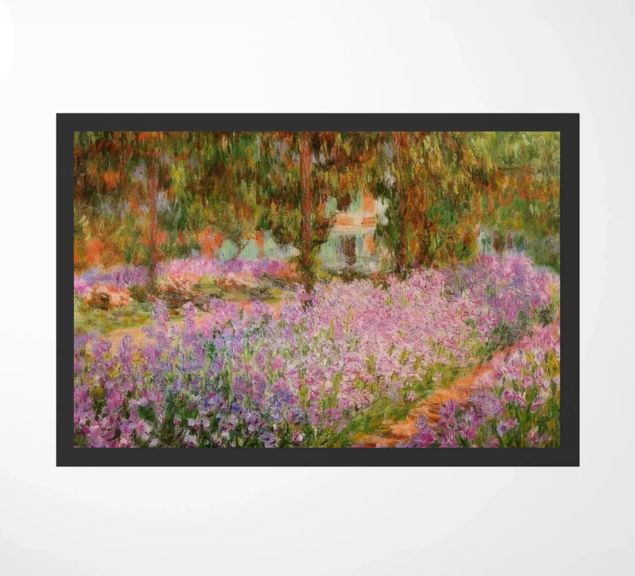 Claude Monet Iris nel giardino di Monet MOnet zerbino da clay bobby