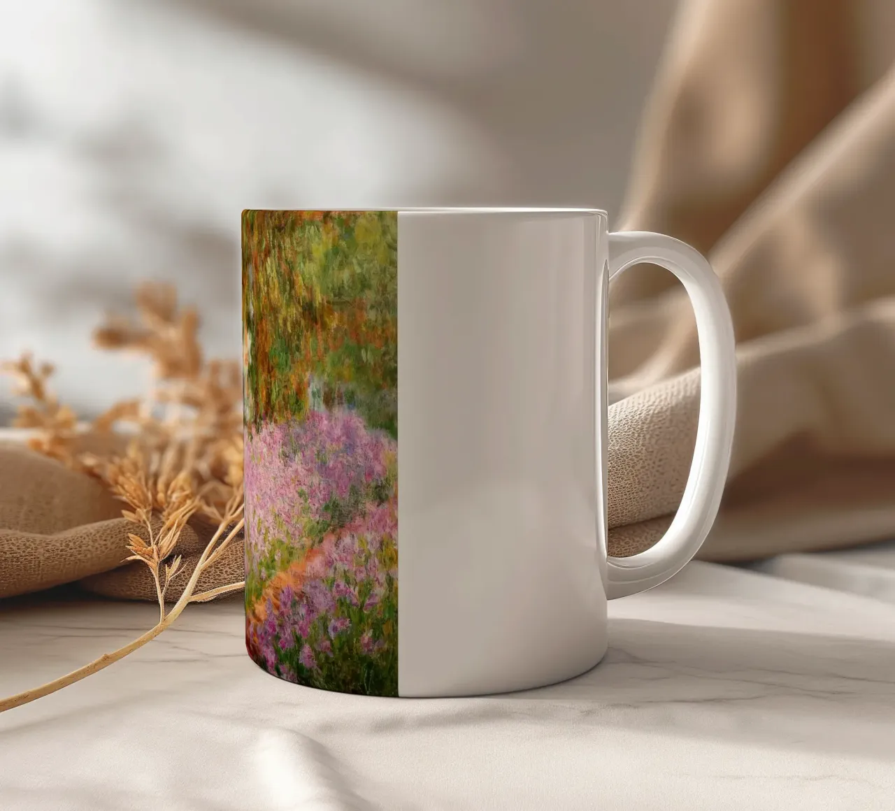 Claude Monet Iris nel giardino di Monet MOnet tazza in ceramica da clay bobby