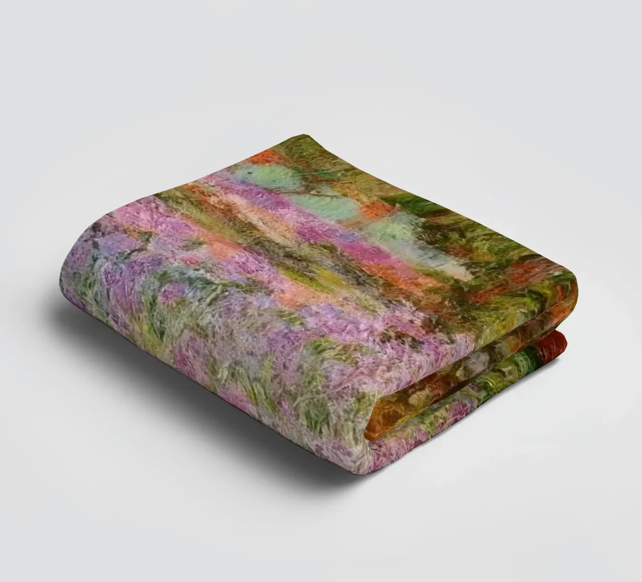 Claude Monet Iris nel giardino di Monet MOnet asciugamano da bagno da clay bobby