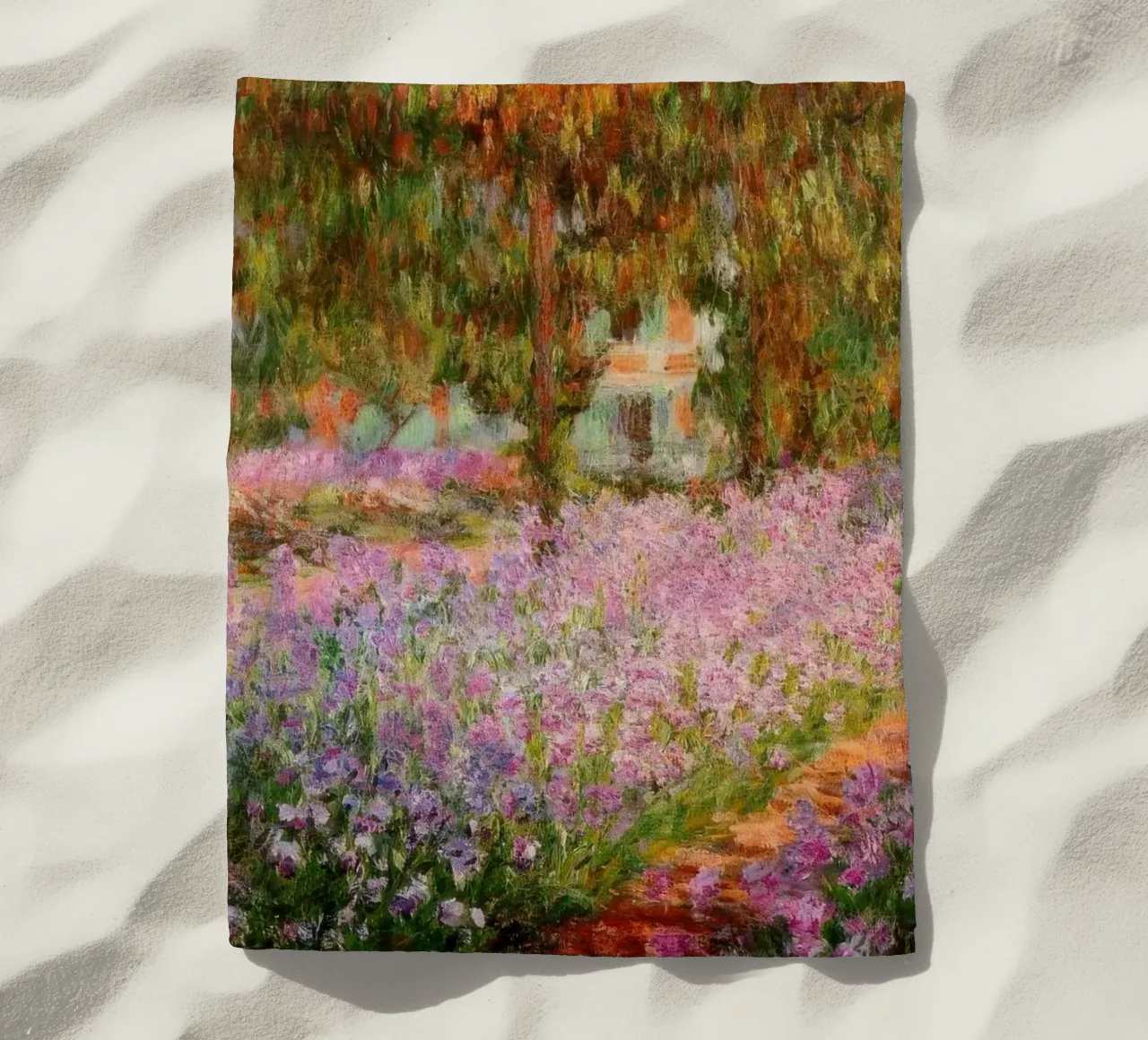 Claude Monet Iris nel giardino di Monet MOnet telo mare da clay bobby