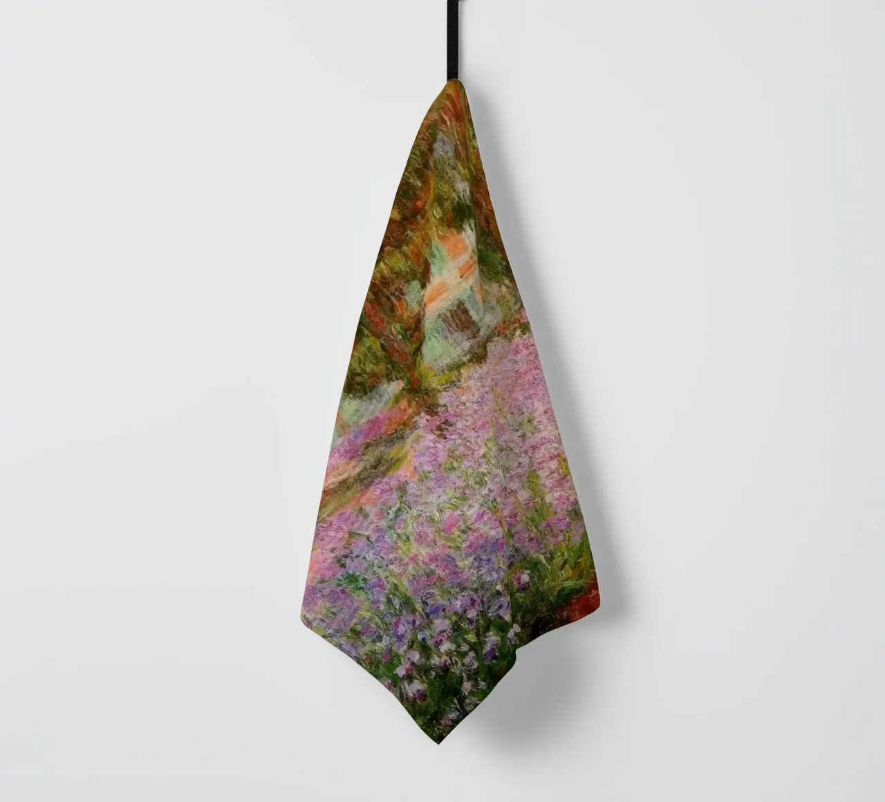 Claude Monet Iris nel giardino di Monet MOnet canovaccio da cucina da clay bobby