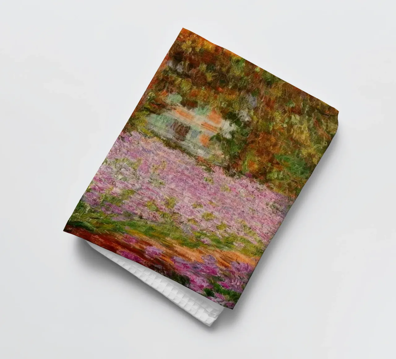 Claude Monet Iris nel giardino di Monet MOnet canovaccio da cucina da clay bobby
