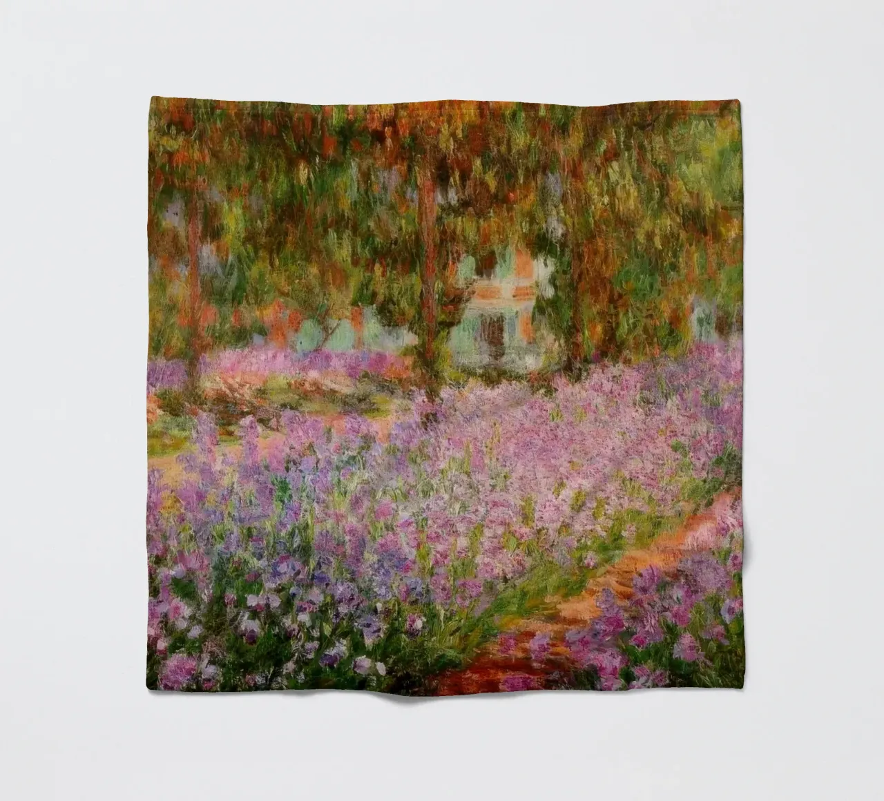 Claude Monet Iris nel giardino di Monet MOnet coperta in pile da clay bobby