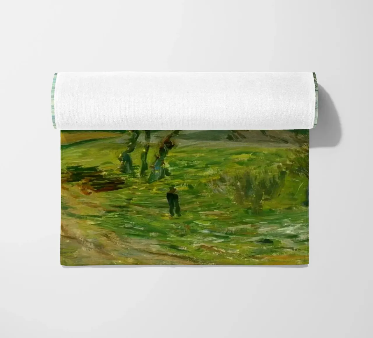 MOnet Claude Monet Un campo a Gennevilliers telo mare da clay bobby