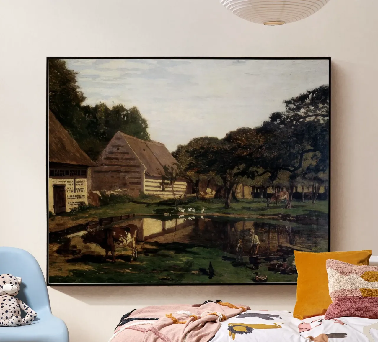 Claude Monet Un'aia in Normandia plexiglass da clay bobby