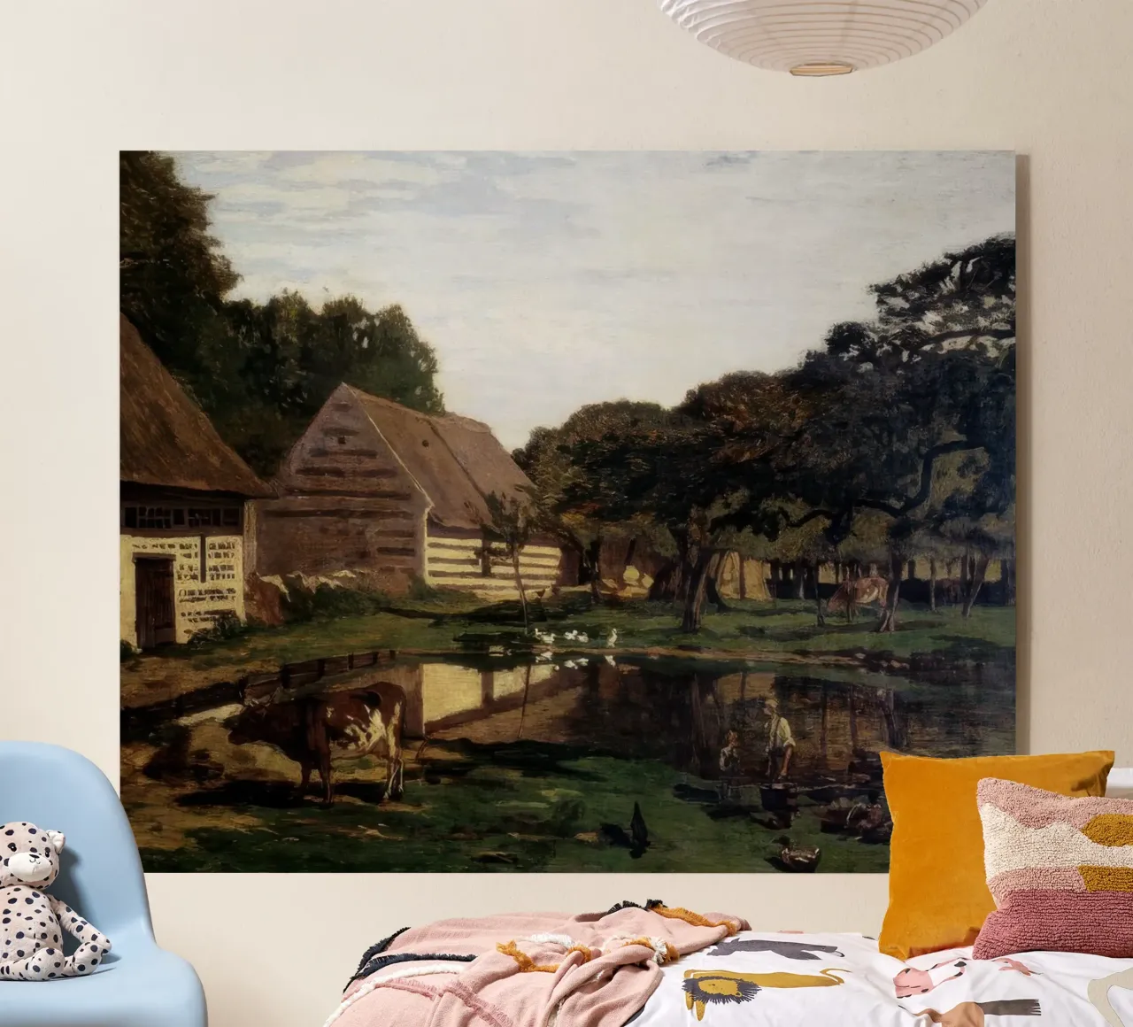 Claude Monet Un'aia in Normandia plexiglass da clay bobby